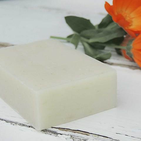 All-Natural Creamy Unscented Handmade Goat Milk Soap