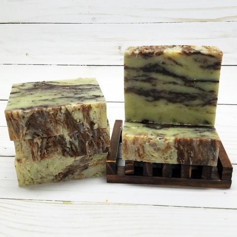 Organic Cocoa Mint Women's Handmade Vegan Soap