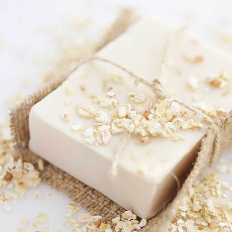 All-Natural Exfoliating Oatmeal Handmade Goat Milk Soap
