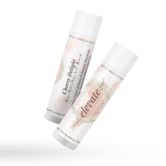 Cherry Delight All-Natural Lip Balm will naturally revitalize lips with our long-lasting conditioning lip balm made with sustainable and locally sourced beeswax, moisturizing shea butter, sunflower oil, and vitamin E oil with a delightfully natural cherry-scented flavor oil.