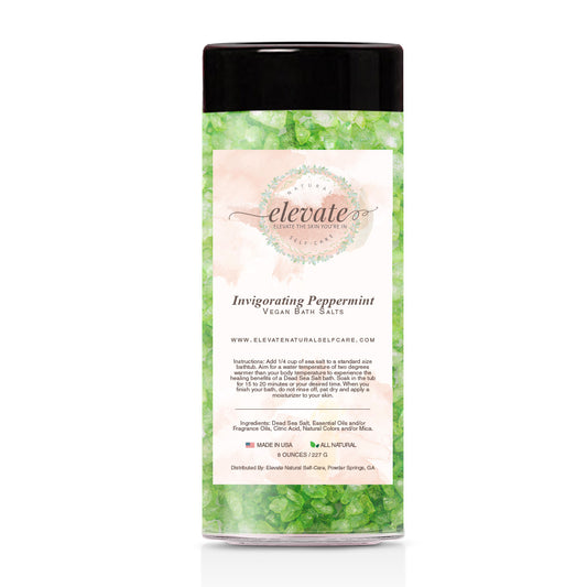 Invigorating Peppermint Vegan Bath Salts