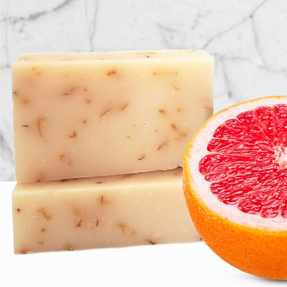 Pink Grapefruit Calendula Vegan Soap - USDA Certified Organic