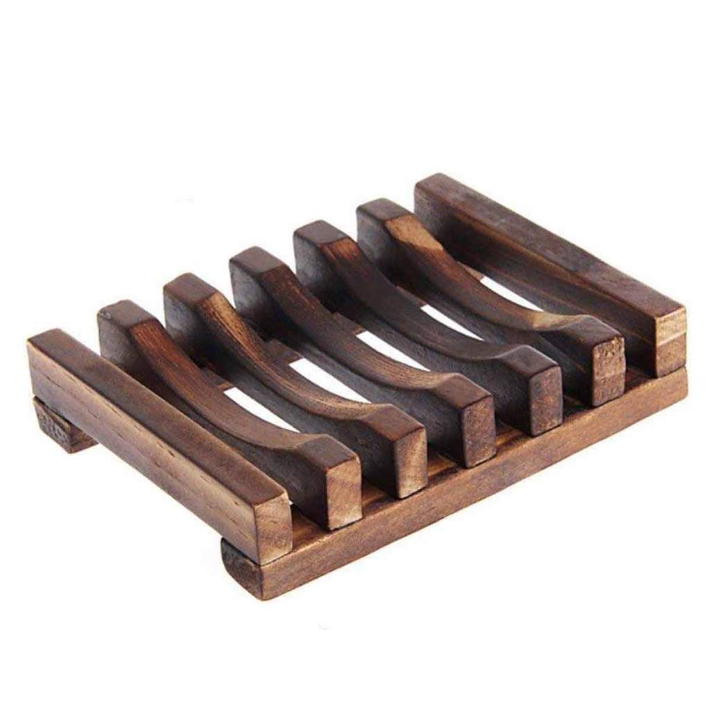 Our Wooden Handmade Soap Dish is handmade and comes in a warm, rich brown tone, and helps to keep your soap dry between uses and last much longer!