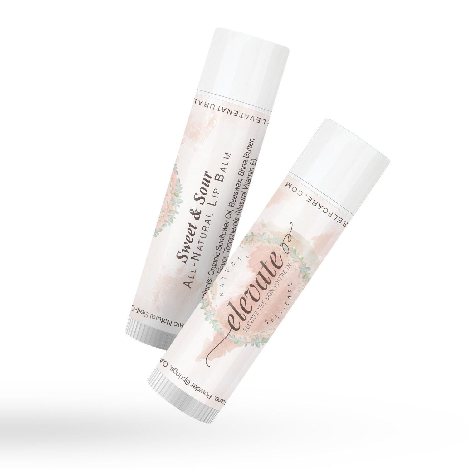 Sweet and Sour All-Natural Lip Balm will naturally revitalize lips with our long-lasting conditioning lip balm made with sustainable and locally sourced beeswax, moisturizing shea butter, sunflower oil, and vitamin E oil with a deliciously sweet and citrusy-scented flavor oil. 