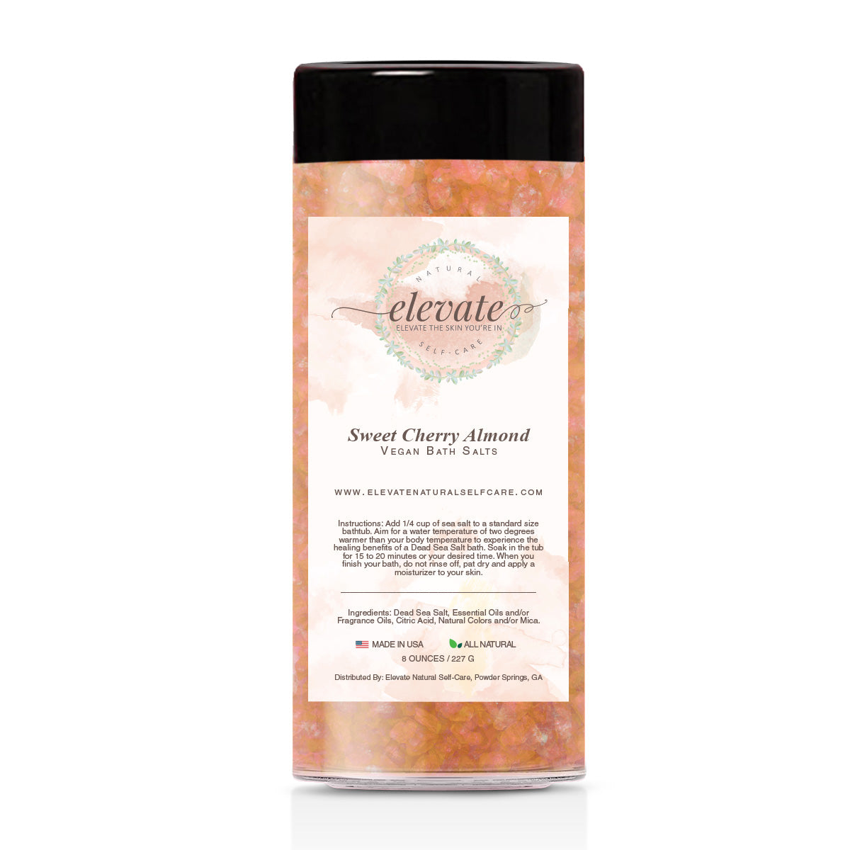 Sweet Cherry Almond Vegan Bath Salts
